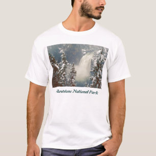 Yellowstone National Park Upper Herfst Snowstorm T-shirt