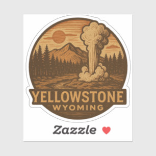 Yellowstone National Park Vinyl Sticker