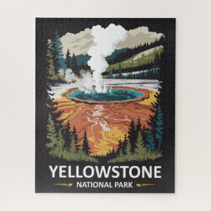 Yellowstone National Park Warmwaterbron Legpuzzel