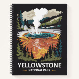 Yellowstone National Park Warmwaterbron Notitieboek