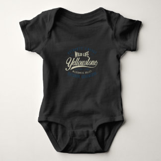  Yellowstone National Park Wild Life Outdoo Romper