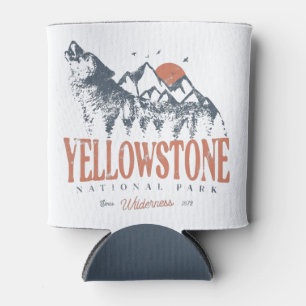 Yellowstone National Park Wolf Mountains Blikjeskoeler