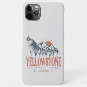 Yellowstone National Park Wolf Mountains  iPhone 11 Pro Max Hoesje