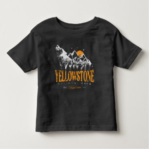 Yellowstone National Park Wolf Mountains  Kinder Shirts