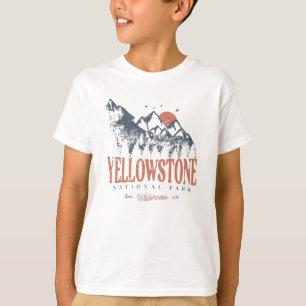 Yellowstone National Park Wolf Mountains T-shirt