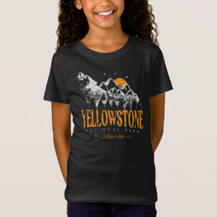 Yellowstone National Park Wolf Mountains  T-shirt