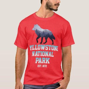 Yellowstone National Park Wolf T-shirt