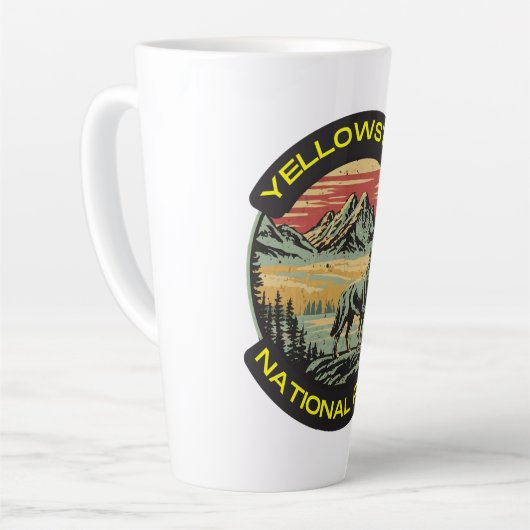 Yellowstone National Park wolfbergen Latte Mok (Linkerhoek)