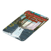 Yellowstone National Park, Wyoming-reisposter Magneet (Linkerzijde)