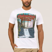 Yellowstone National Park Wyoming USA T-shirt (Voorkant)