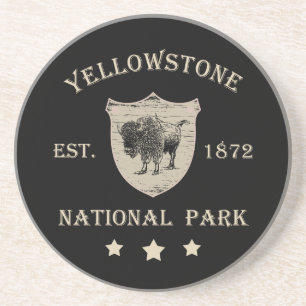 Yellowstone National Park Zandsteen Onderzetter