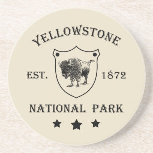 Yellowstone National Park Zandsteen Onderzetter