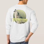 Yellowstone NP (grijze wolf) WT T-shirt (Achterkant)