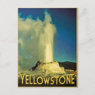Yellowstone Old Faithful Briefkaart