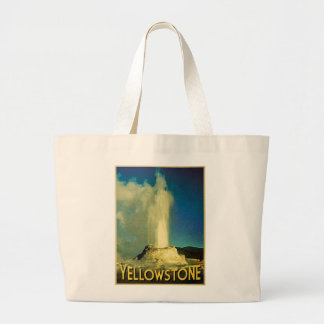 Yellowstone Old Faithful Grote Tote Bag