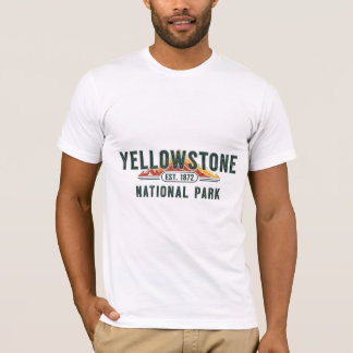 Yellowstone Opgericht 1872 Old Faithful Vintage Pa T-shirt