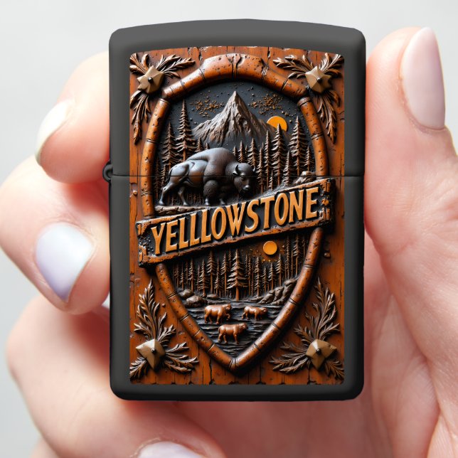 Yellowstone Ornate Bison Pine (In Hand)