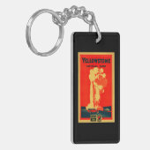 Yellowstone, oud getrouw Adverteren Poster Sleutelhanger (Voorkant Links)