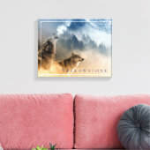 Yellowstone Park Amerikaanse Canvas Kunst (Insitu (Woonkamer))