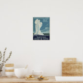  Yellowstone Park Geyser Poster (Keuken)