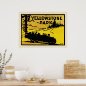 Yellowstone Park Poster (Keuken)