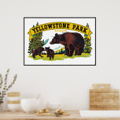 Yellowstone Park Poster (Keuken)