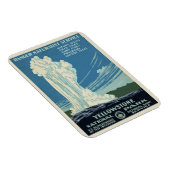 Yellowstone Park Poster Magneet (Rechterzijde)