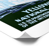 Yellowstone Park Vintage Travel Poster (Hoek)