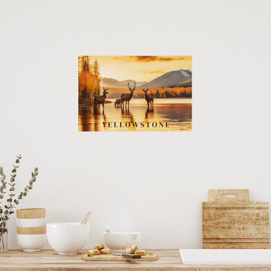 Yellowstone Poster Art (Keuken)