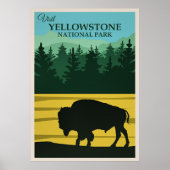 Yellowstone Reisposter Poster (Voorkant)