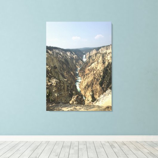 Yellowstone River Canvas (Insitu (Houten vloer))
