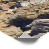Yellowstone rivier poster (Hoek)