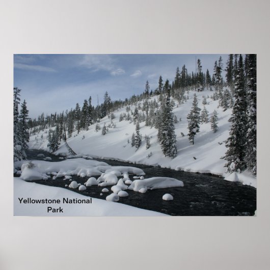 Yellowstone Stream Poster (Voorkant)