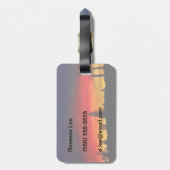 Yellowstone Sunset Bagagelabel (Achterkant verticaal)