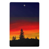 Yellowstone Sunset Mini Klembord (Achterkant)