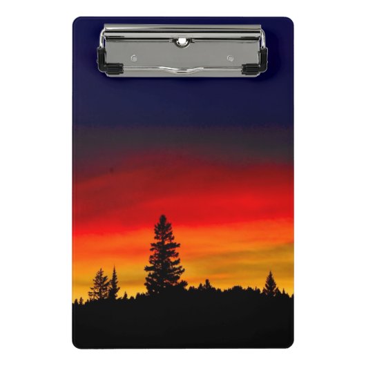 Yellowstone Sunset Mini Klembord (Voorkant)