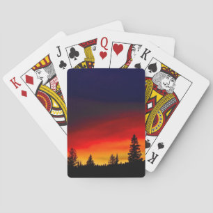 Yellowstone Sunset Pokerkaarten