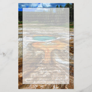 Yellowstone Thermal Pool Briefpapier