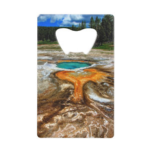 Yellowstone Thermal Pool Kredietkaart Flessenopener