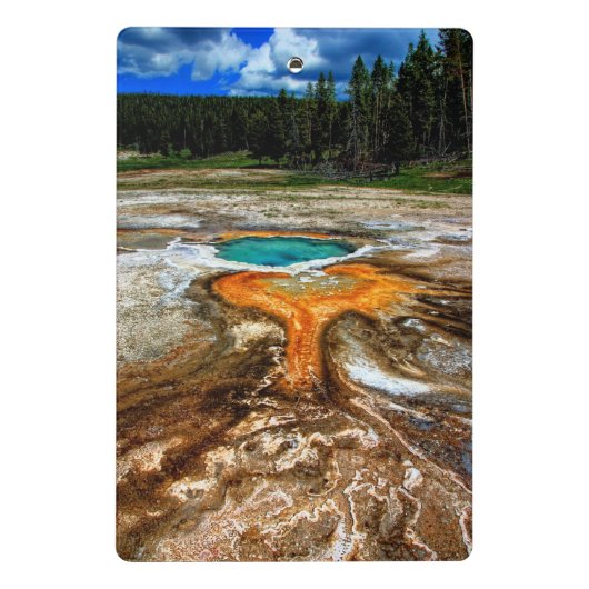 Yellowstone Thermal Pool Mini Klembord (Achterkant)