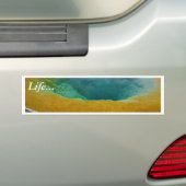 Yellowstone Thermal Spring 's morgens Bumpersticker (Op auto)