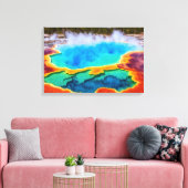 Yellowstone thermische hete pot canvas kunst (Insitu (Woonkamer))