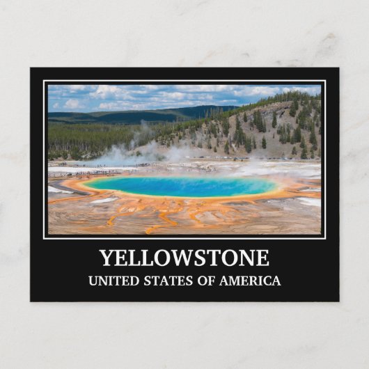 Yellowstone USA Briefkaart (Voorkant)
