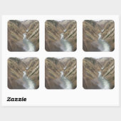 Yellowstone Vierkante Sticker (Vel)