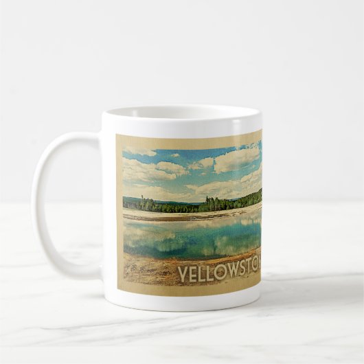 Yellowstone Vintage Travel Koffiemok (Links)