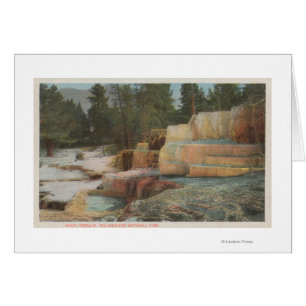 Yellowstone, vue de la terrasse de l'ange