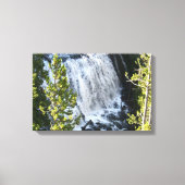 Yellowstone Waterfall Canvas Afdruk (Voorkant)