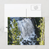 Yellowstone Waterval Briefkaart (Voorkant / Achterkant)