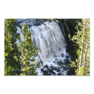 Yellowstone Waterval Foto Afdruk