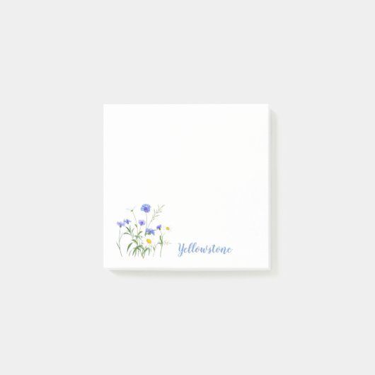Yellowstone Wildbloemen Post-it-Notes Post-it® Notes (Voorkant)